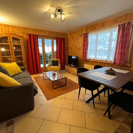 L'Herensarde, Bel Appartement Avec Jardin-Terrasse Et Garage Evolène Екстериор снимка