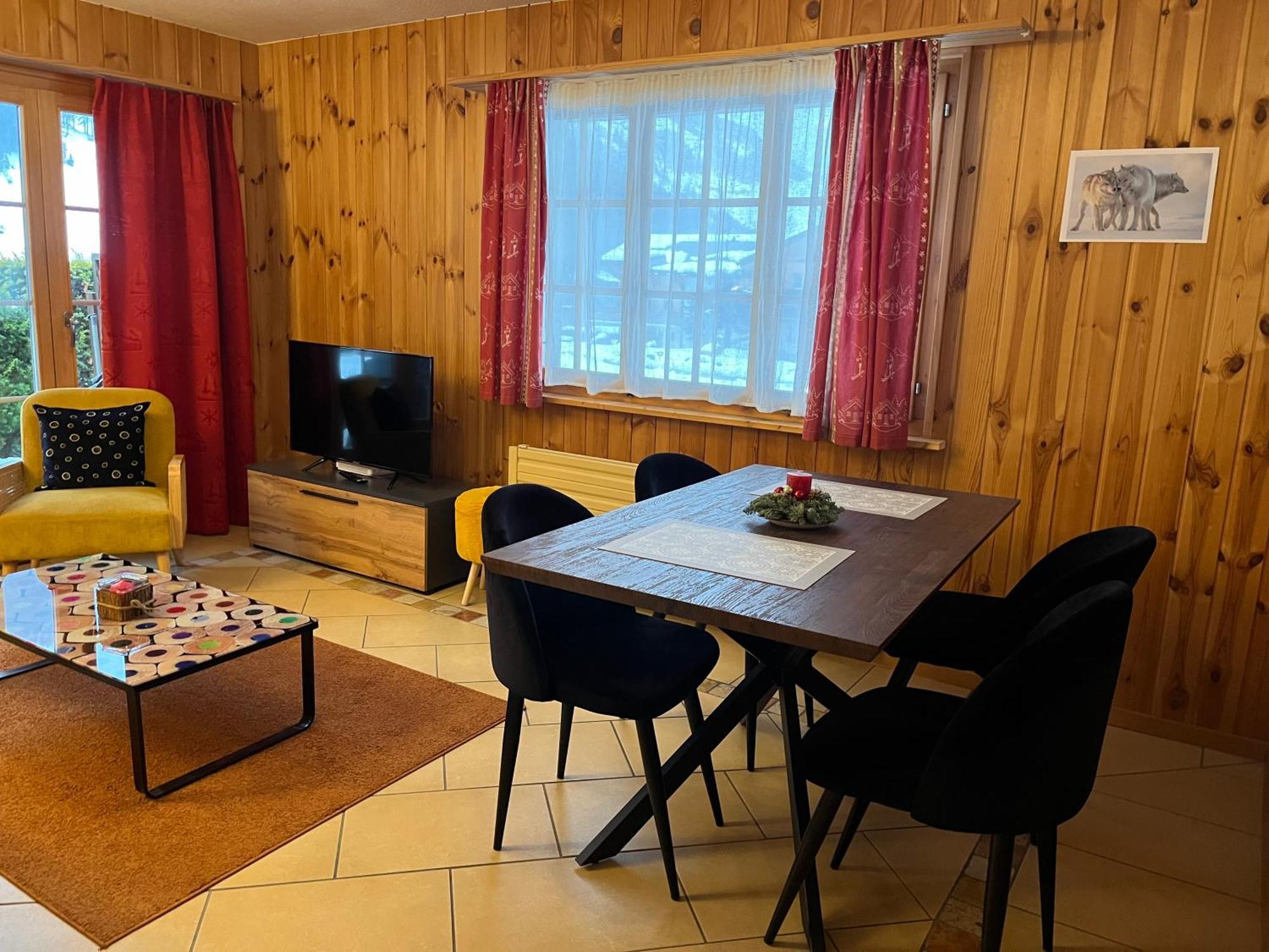 L'Herensarde, Bel Appartement Avec Jardin-Terrasse Et Garage Evolène Екстериор снимка